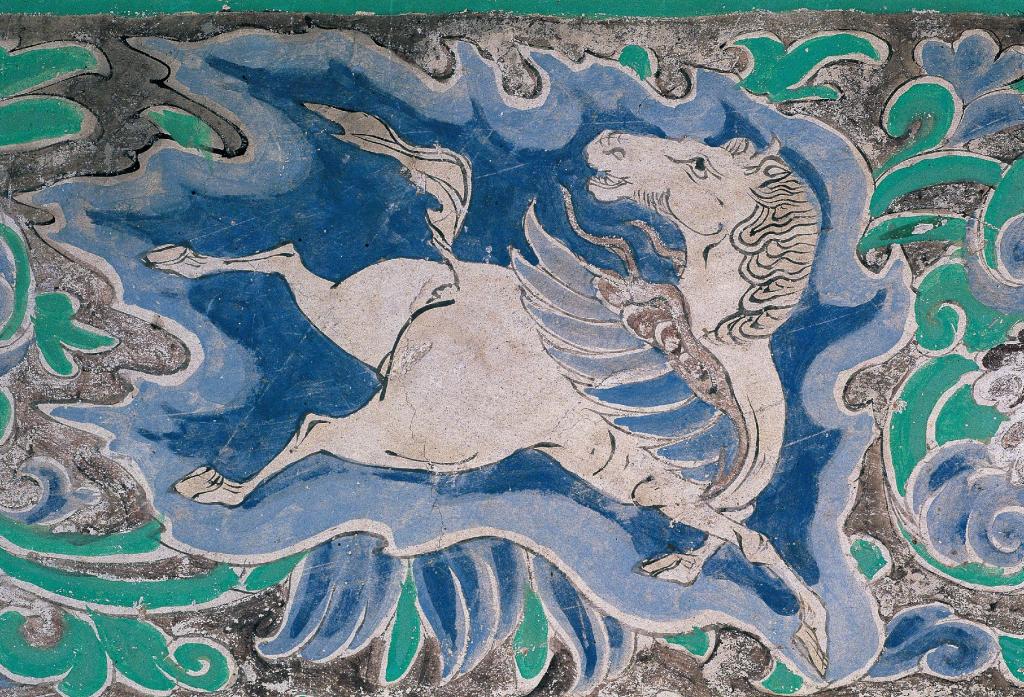 榆林窟第10窟的翼马